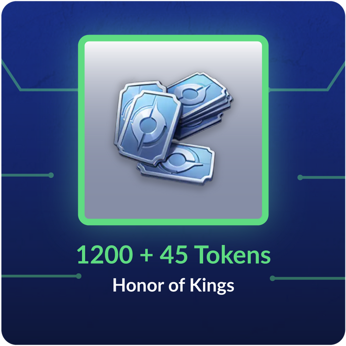1200 + 45 Tokens - Honor of Kings