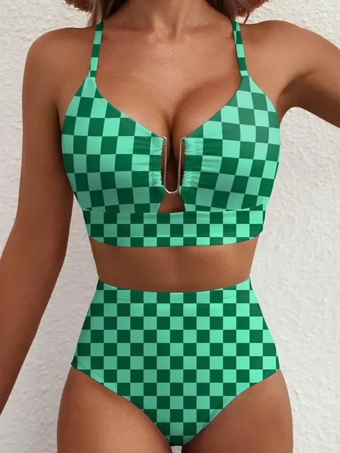 Green Plaid / XS