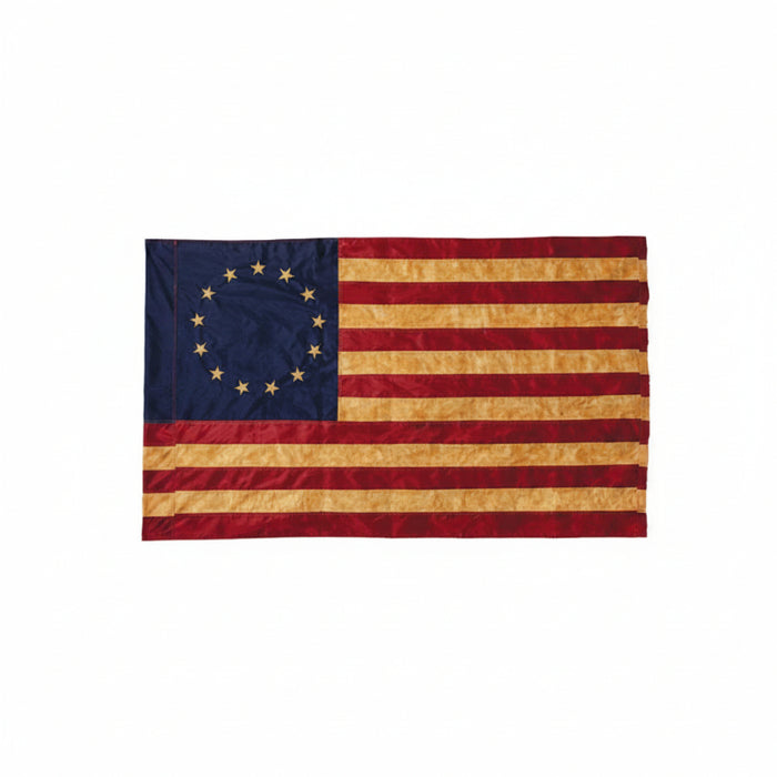 36x60 tea stained betsy ross flag