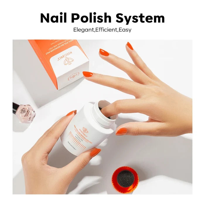 Acetone-Free Polish Removing Pot 80ml Nail Polish Remover MODELONES #