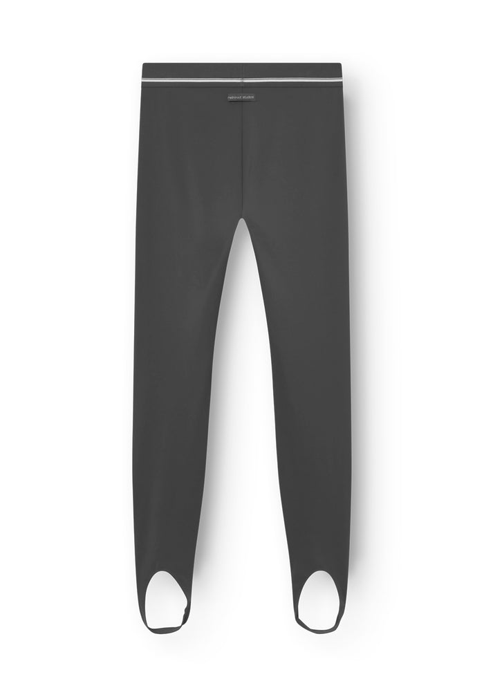 Rethinkit Butter Soft Stirrup Tights Edge Tights 0022 almost black