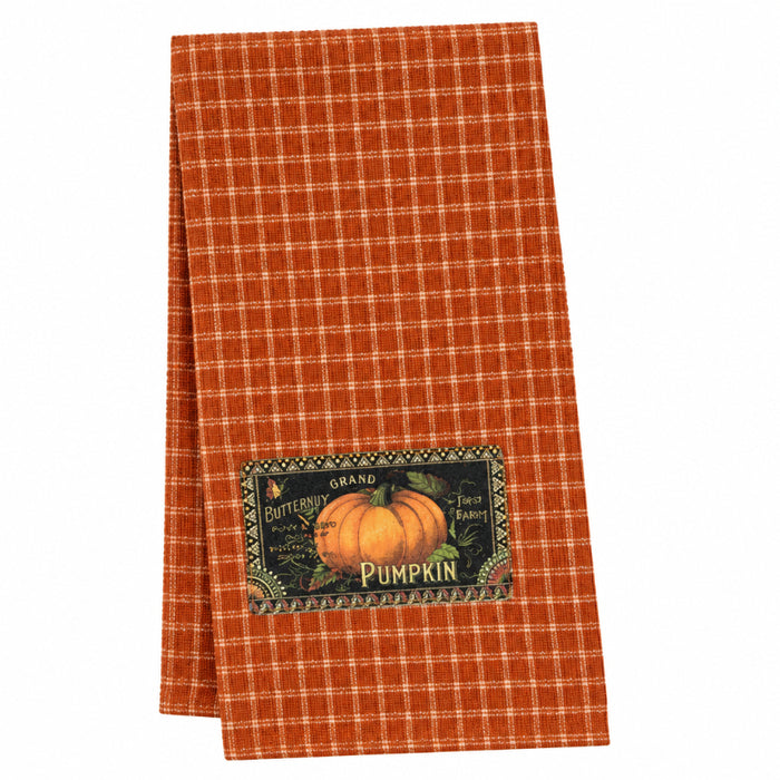 butterfly brand pumpkin kitchen dish towel
