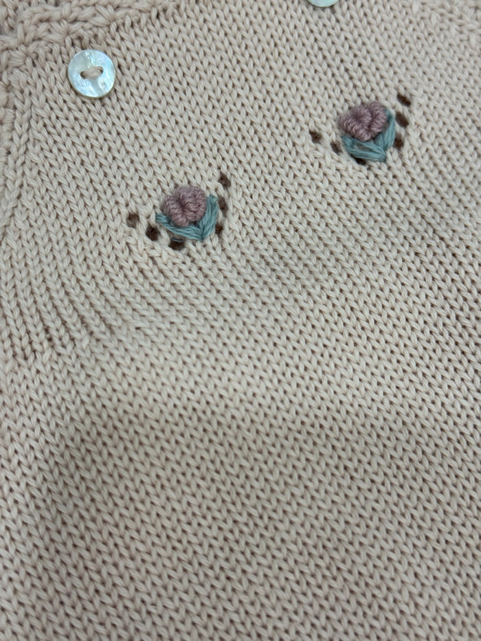 Cayetana Knitted Embroidered Dungaree