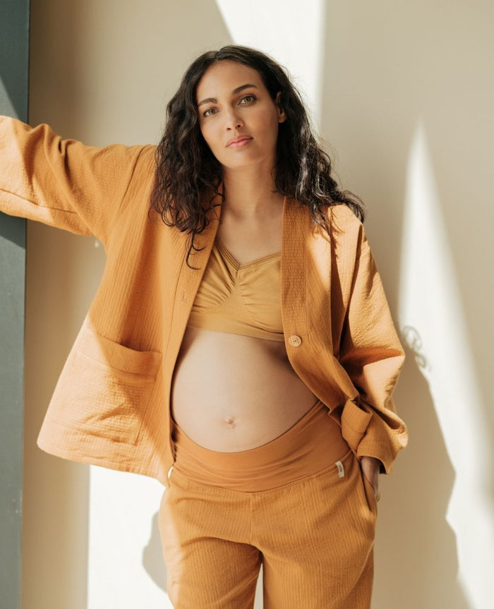 Celia maternity and nursing jacket - Cumin