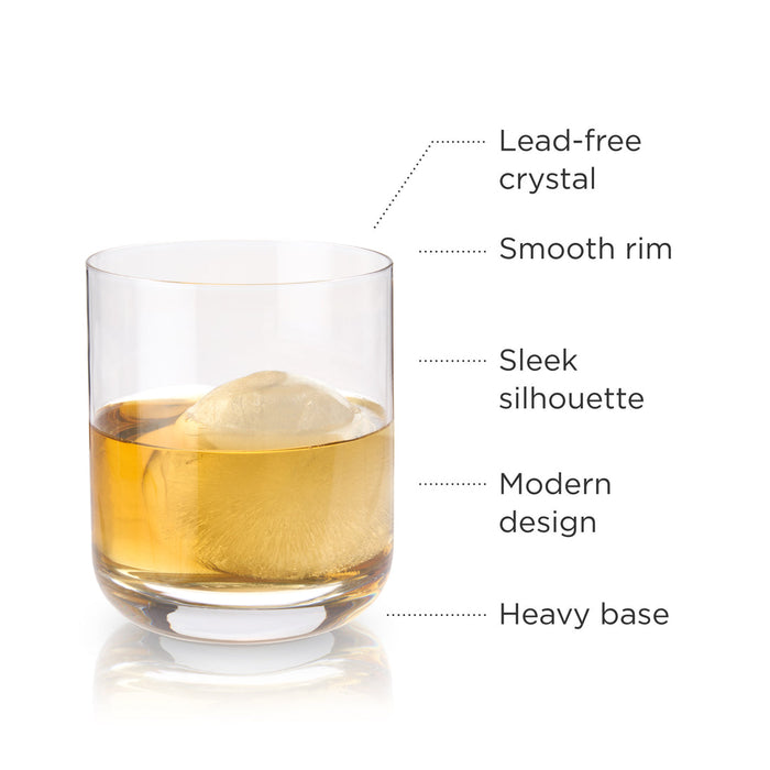 CRYSTAL WHISKEY TUMBLERS
