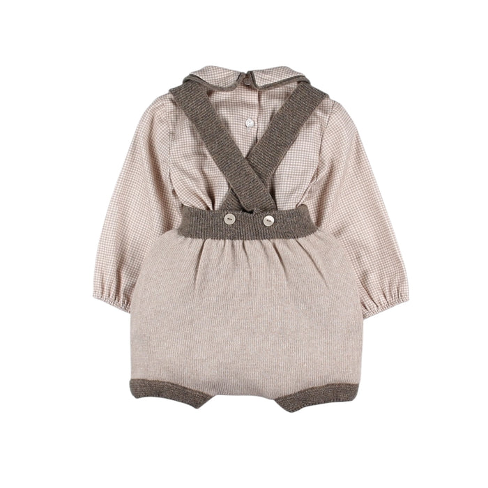 Deer Taupe Beige Boy 2-pc Set