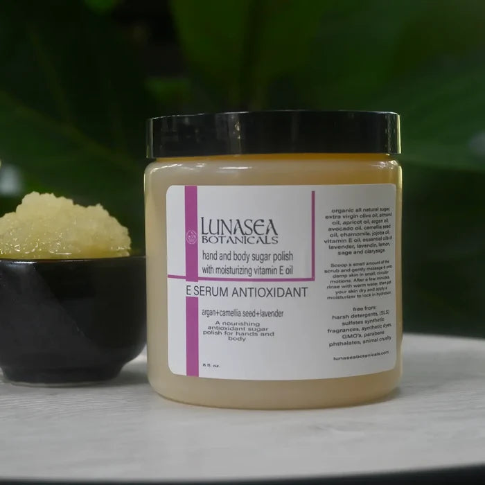 E Serum Antioxidant Sugar Scrub