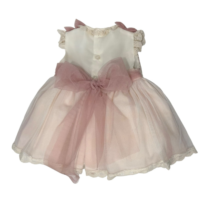Edwarda Pink/Ivory Lace 3-pc Girl Set