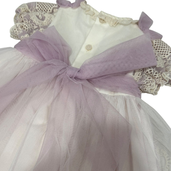 Edwarda Tower Lilac Lace Girl Dress