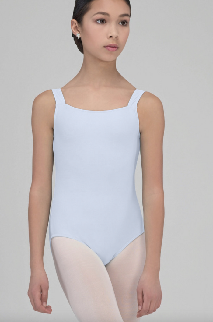 Emeraude Child Square Cut Tank Leotard