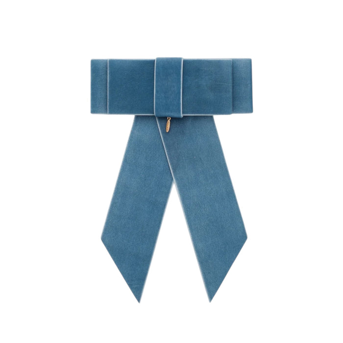 Gala Denim Color Velvet Bow