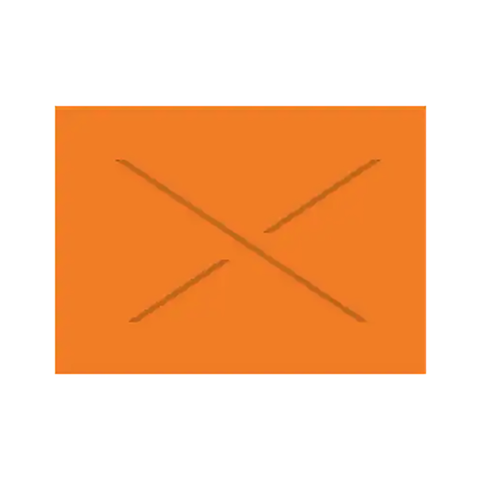 Garvey 18-6 Label Flourescent Orange Blank 14,000 pc - strd