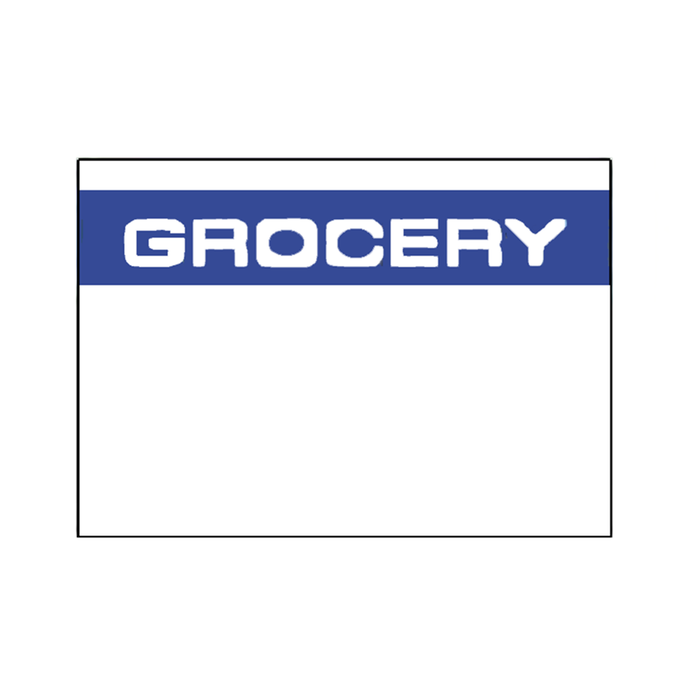 Garvey 22-6 LabeleWhite/ Blue Grocery 11,000 pc - strd