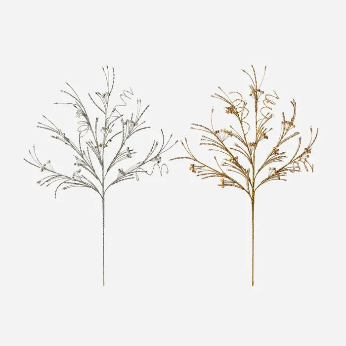 Glitter & Bead Floral Picks