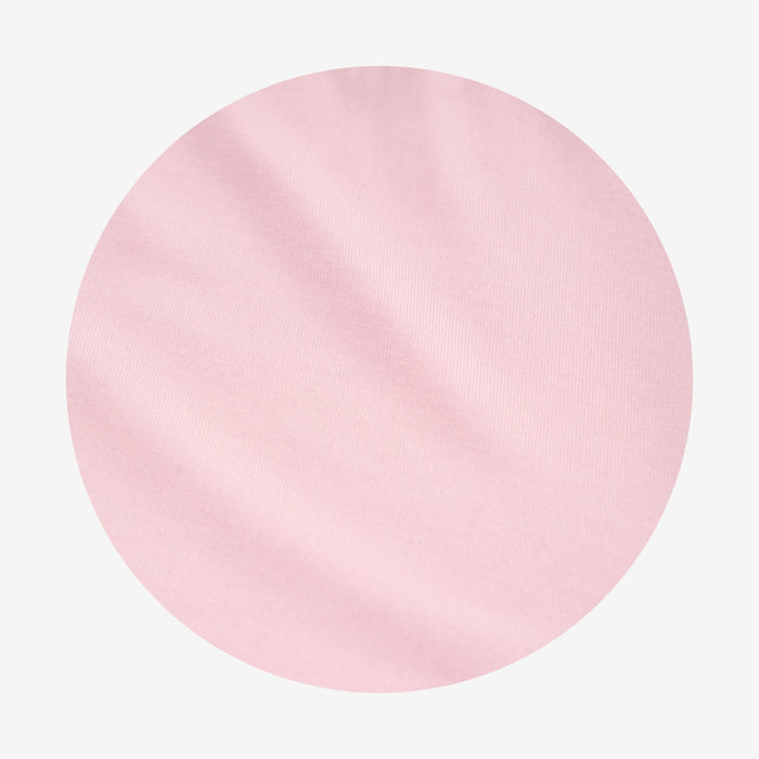 Harriet Pink Scallop Ribbon Bow Clip