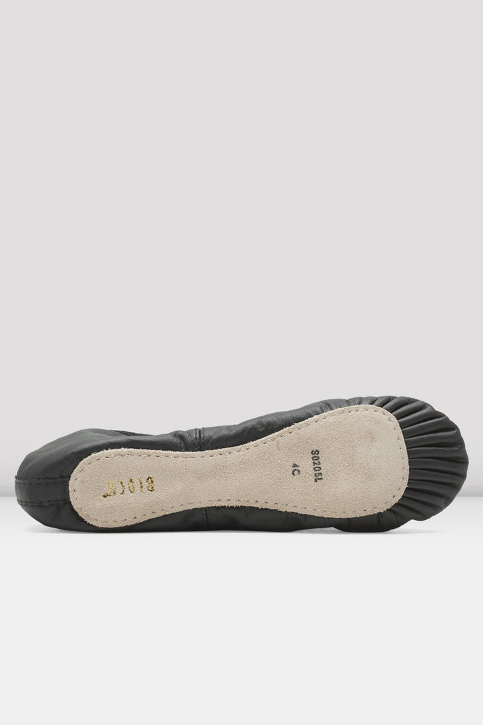 Ladies Dansoft Leather Ballet Shoes