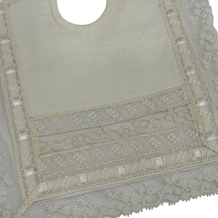 Marilyn Ivory Lace Luxe Bib
