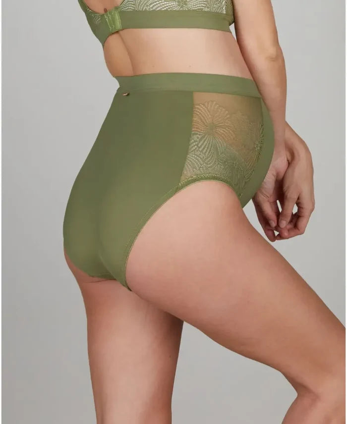 Maxi maternity panties Dahlia khaki - Brief