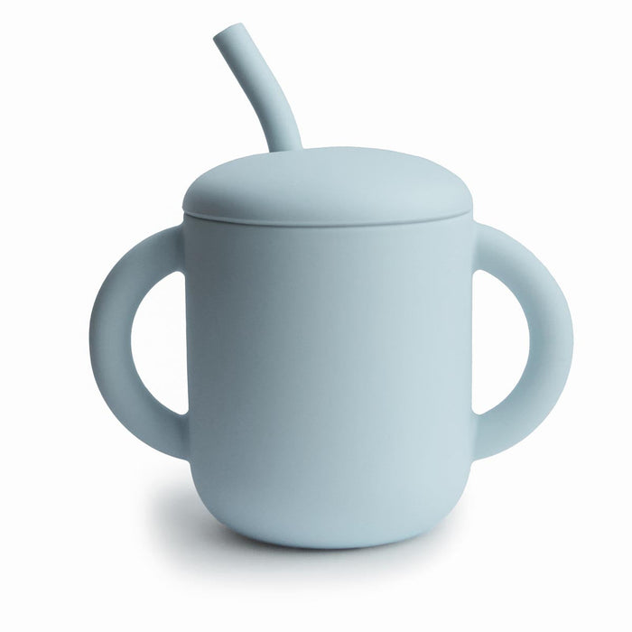 Mushie Training Cup & Straw - Tiny Tots Baby Store