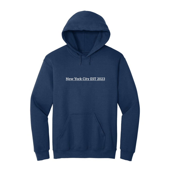 New York City EST printed Hooded Sweatshirt