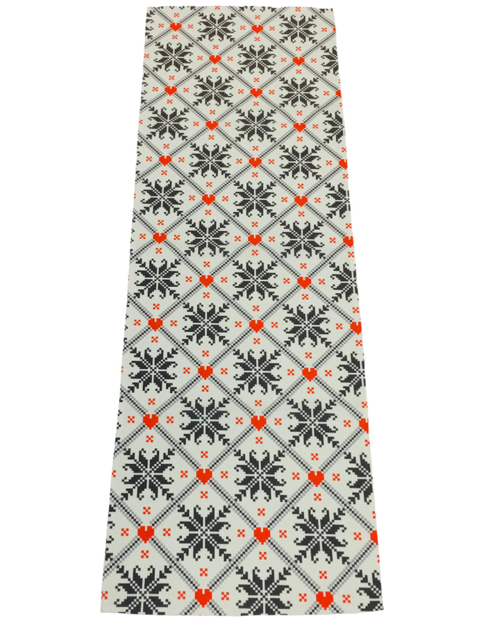 Nordic Stars & Hearts Table Runner