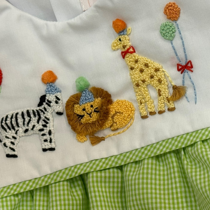 Party Animals Green French Knot Bubble