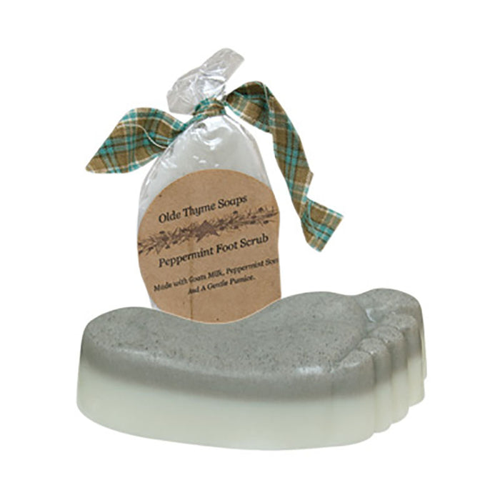 peppermint foot scrub bar soap