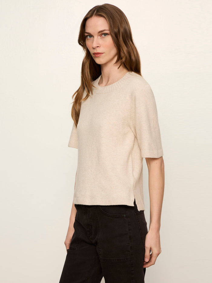 Perfect Sweater Tee -Bone