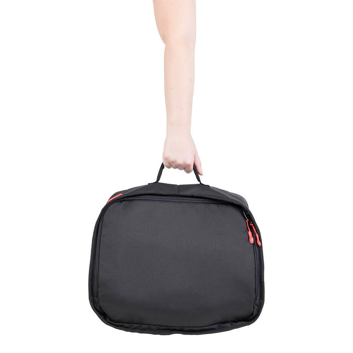 Black zippered carry bag for Phil&Teds Igloo Inline Storage perfect for Toshi Baby Romper or Bare Mum Postpartum gear