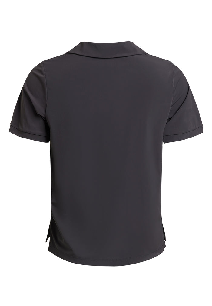 Rethinkit Polo Tee Serve 1 Top 0022 almost black