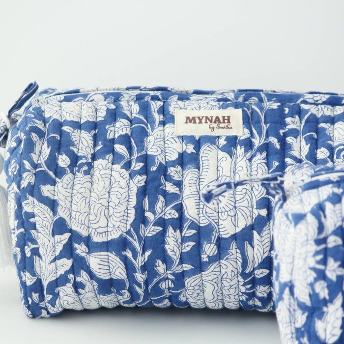 Porcelain Floral Organizer Bag - Large