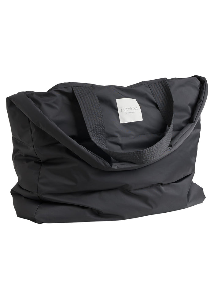 Rethinkit Puffer Shopper Bag Accessory 0022 almost black