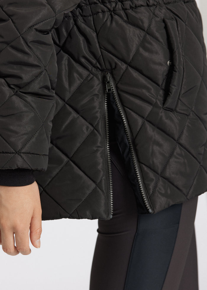 Rethinkit Quilted Jacket COUNTRY Thermo 0022 almost black