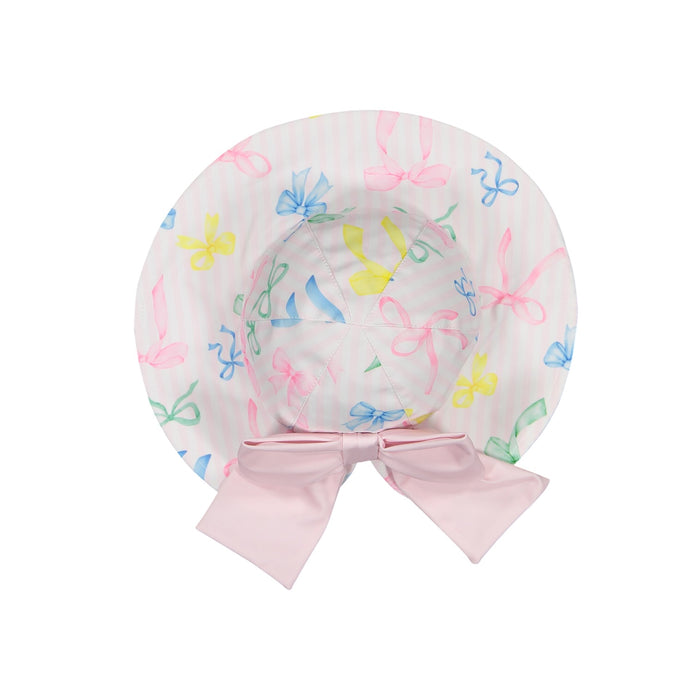 Rainbow Bows Lycra Sunny Hat
