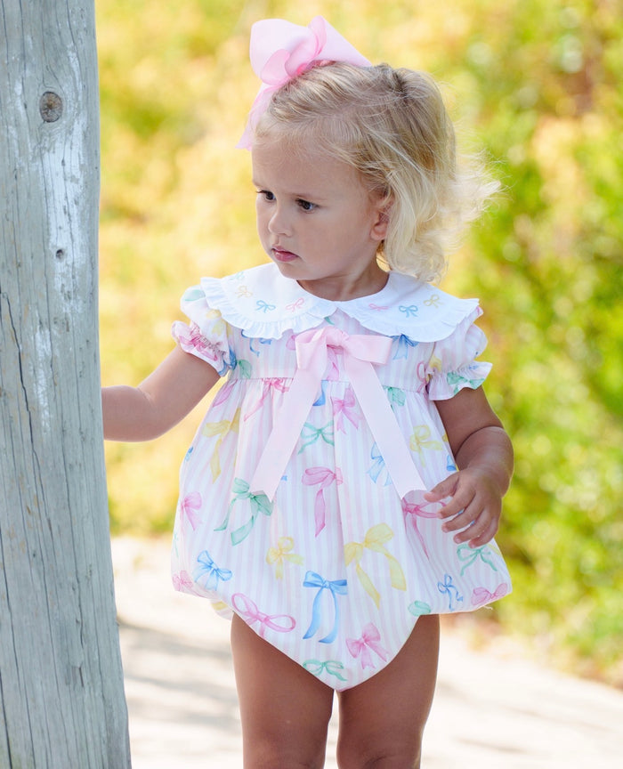 Rainbow Bows Romper