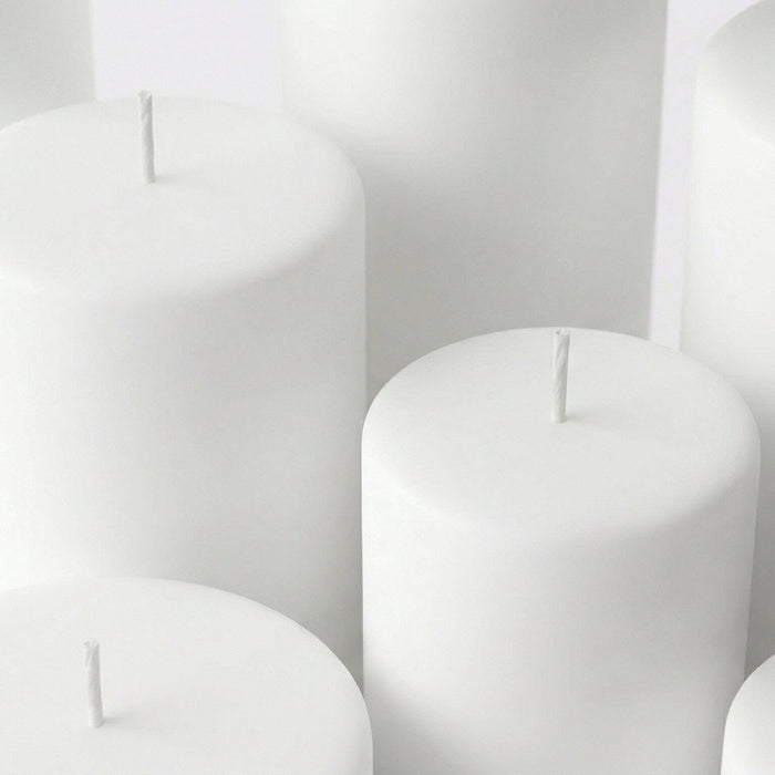 Richland Pillar Candle 2"x3" White Set of 80