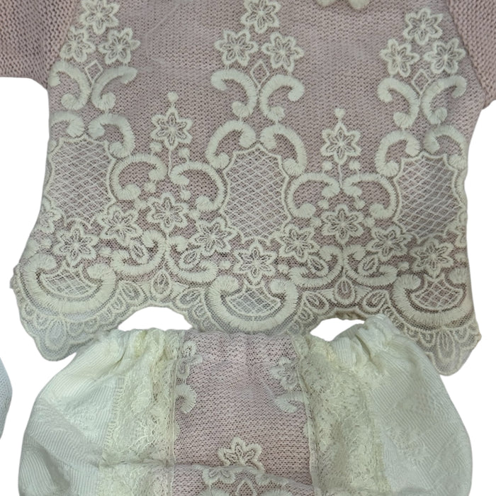 Roman Dusty Pink 4-piece Knitted Set