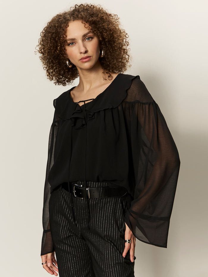 Secret Lover Blouse - Black