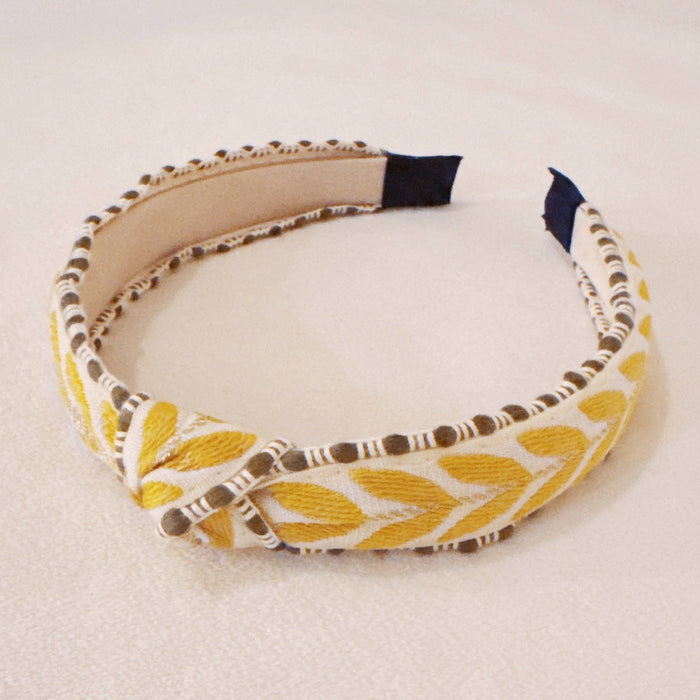 Southern French Slim Headband: Yellow