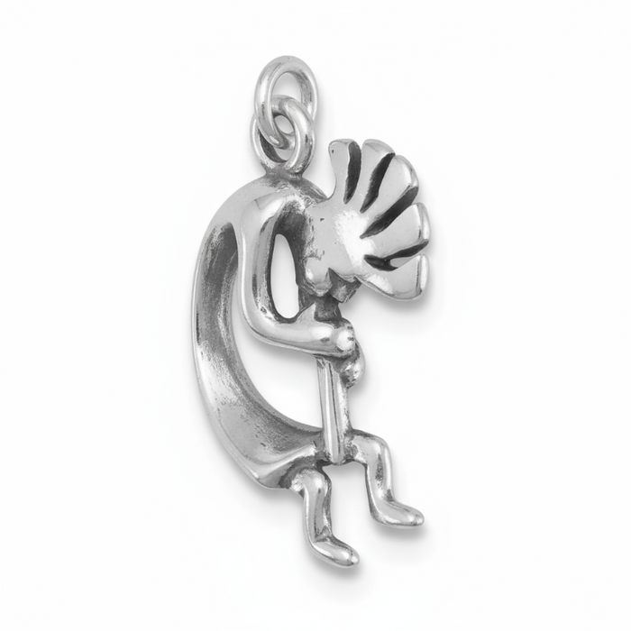 sterling silver native american kokopelli pendant