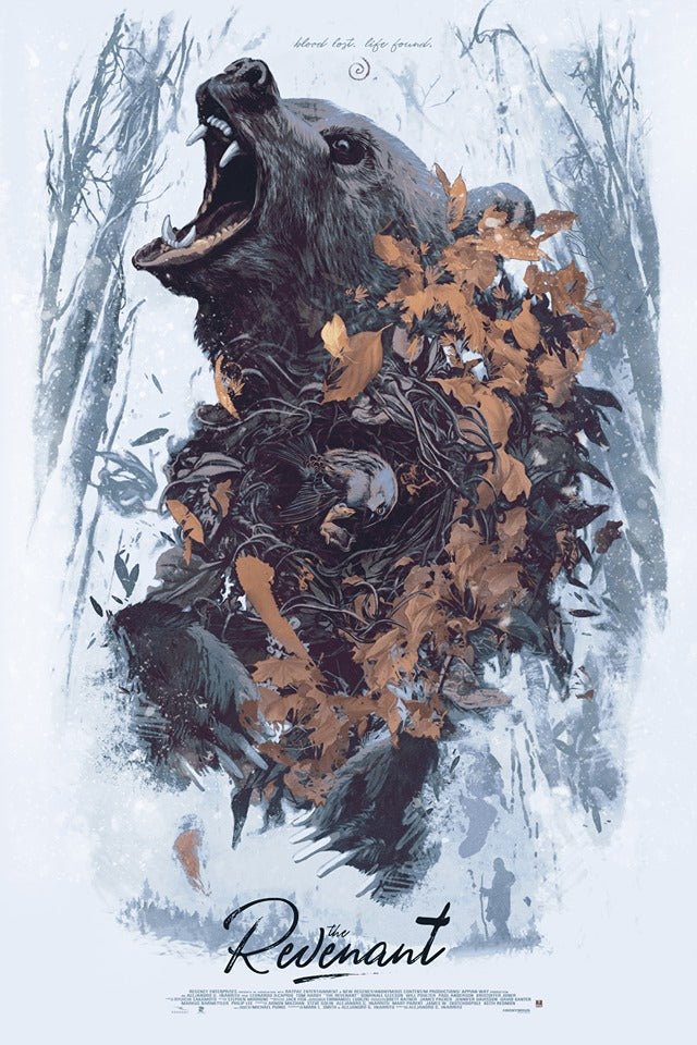 The Revenant (variant) by AJ Frena, 24" x 36" Screen Print