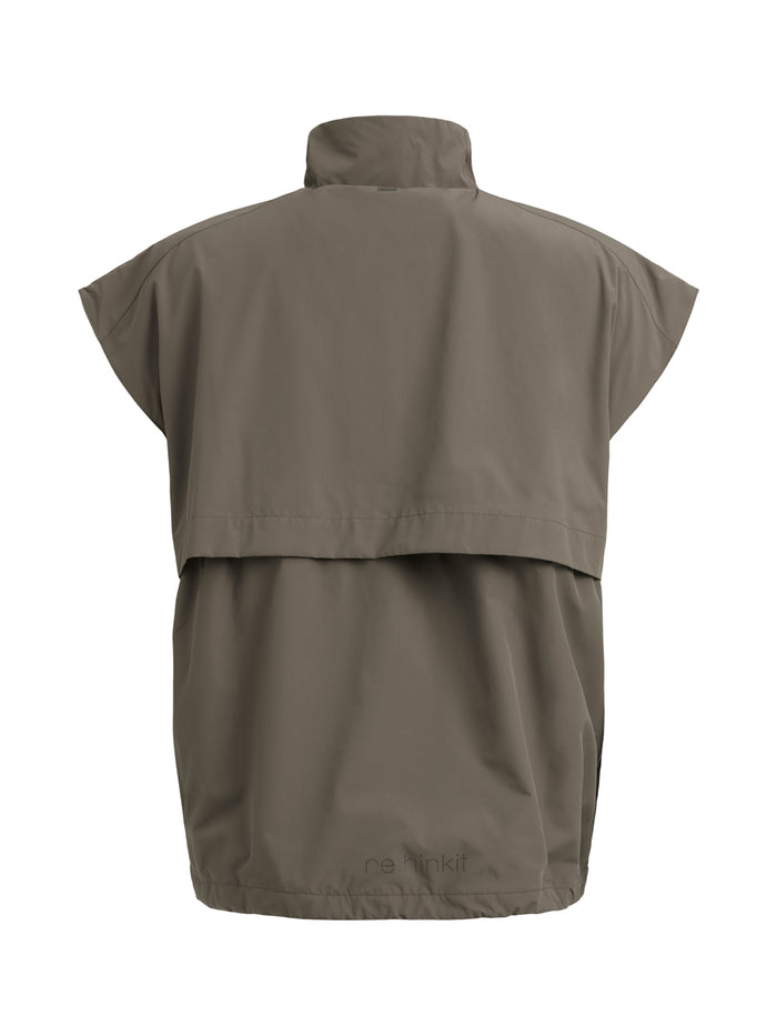 Rethinkit Track gilet Castile Gilet 3053 dark brown