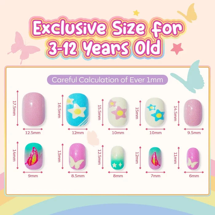 Kid Press on Nail Trio press on nails MODELONES #