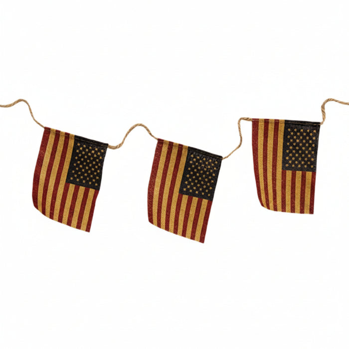 usa flag garland 92x6