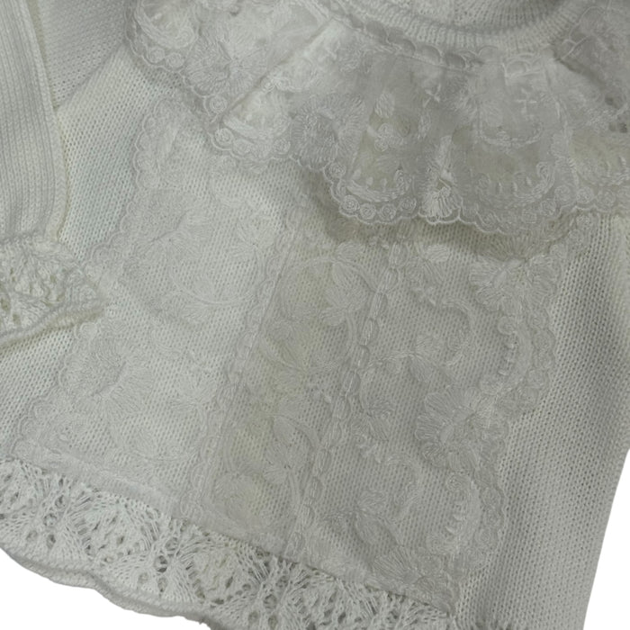 Valeria White 3-Piece Knitted Set