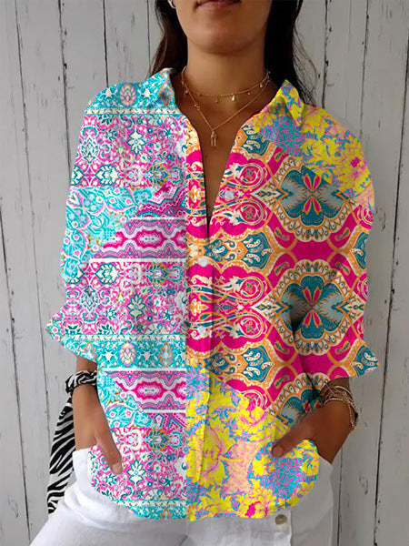 Veda | Mosaic Bloom Blouse