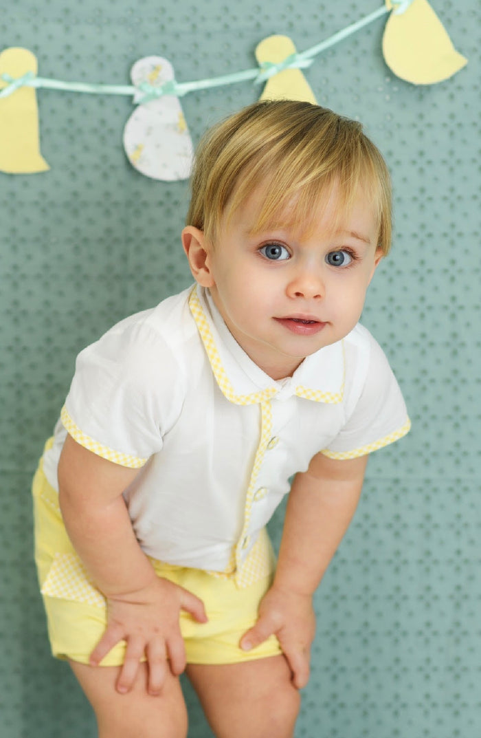 Vivianne Yellow Boy 2-piece Set