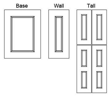 WAINSCOT PANEL fabuwood Nexus Frost