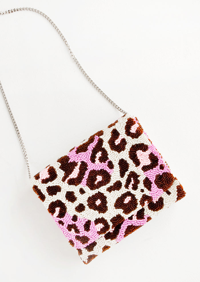 Wild Child Beaded Box Clutch in - LEIF