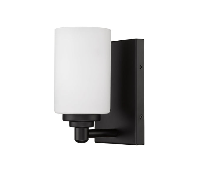 Wall Sconce Z-Lite 485-1S-MB Matte Black Soledad 1 Light Wall Sconce Z-Lite
